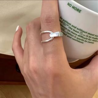 Anillo Plata 925 Minimalista Ajustable