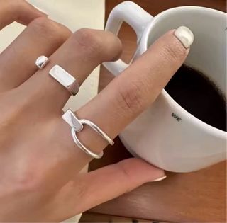 Anillo Plata 925 Minimalista Ajustable