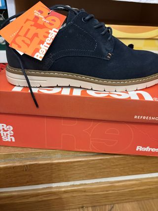 Zapatos Refresh elegantes azul marino talla 43