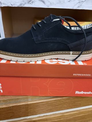 Zapatos Refresh elegantes azul marino talla 43