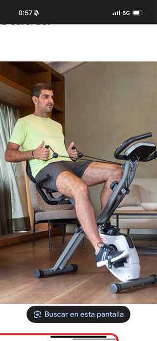 Bici Estática Cardio Plegable