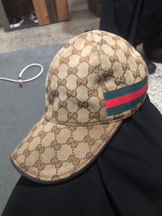 Gorra Gucci Beige y Marrón
