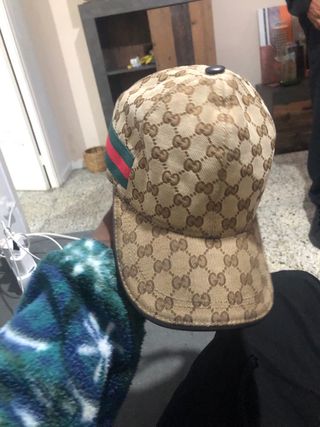Gorra Gucci Beige y Marrón
