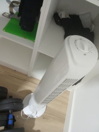 Ventilador Torre Calentador/Enfriador Blanco