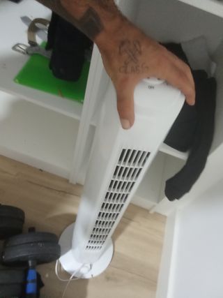 Ventilador Torre Calentador/Enfriador Blanco
