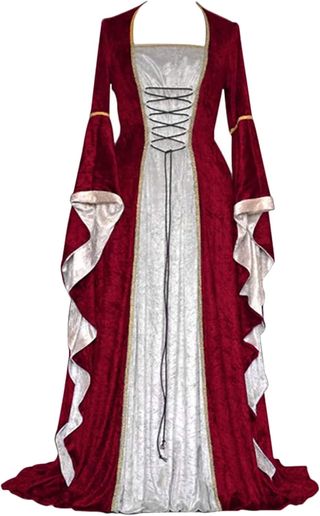 ✨ - Vestido retro medieval para mujer, con mangas