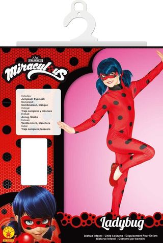 ✨ - Rubies Disfraz Ladybug Clásico para niñas, Jum