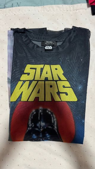 Camiseta Bershka Star Wars Talla S