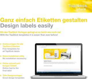 ✨ - TopStick 8718 Universal Etiketten, 1000 Blatt,