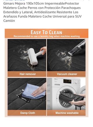 Protector Maletero Coche Perros 190x105cm