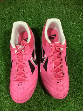 Zapatillas Nike Fútbol Sala Rosa y Negro