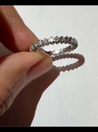 Anillo Eternity Oro 18kt 29 Diamantes 0.70ct