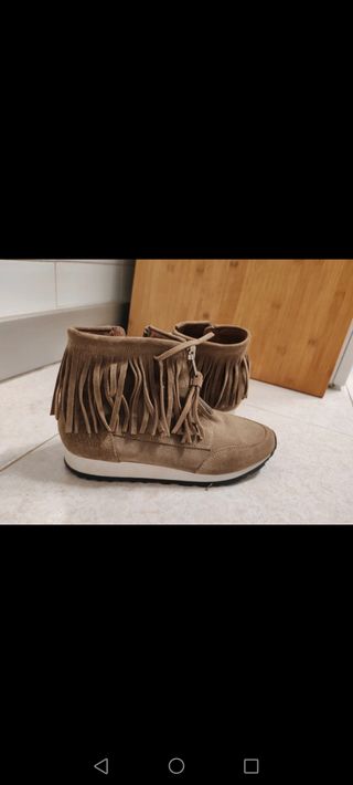 Botines Sixtyseven con flecos