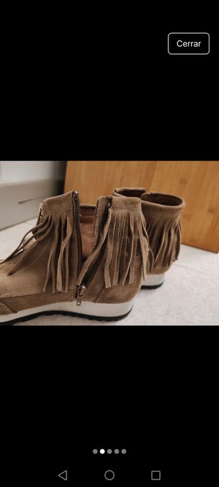 Botines Sixtyseven con flecos