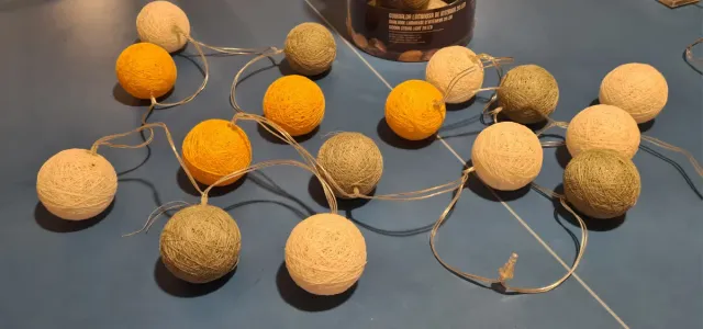 Guirnalda Bolas Luminosas Decorativas