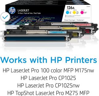 ✨ - HP 126A CE310AD, Cian, Amarillo y Magenta, Car