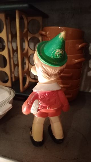 Pinocchio in plastica vintage 