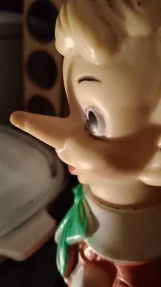 Pinocchio in plastica vintage 