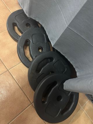 Discos Goma 5kg Mancuernas Calentamiento
