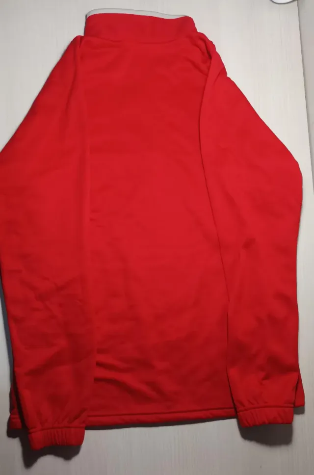 Sudadera Errea Roja con Cremallera