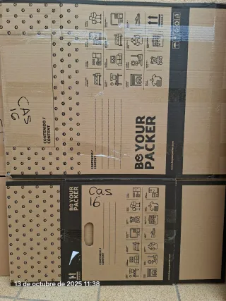 Cajas de cartón para mudanzas