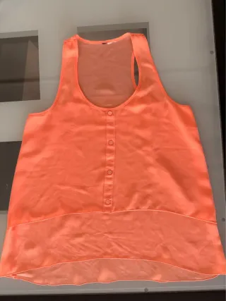 Blusa H&M tirantes coral