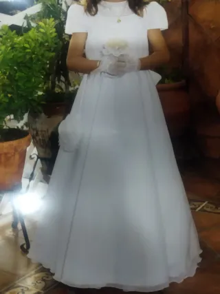 Vestido de Comunión Clásico Blanco
