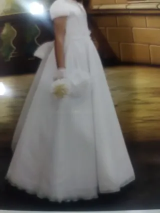 Vestido de Comunión Clásico Blanco