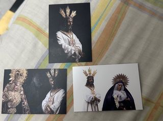 3 Estampas Religiosas Cautivo y Trinidad
