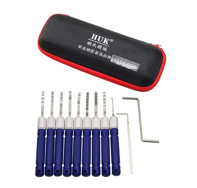 Herramientas Cerrajero Set 9 Piezas