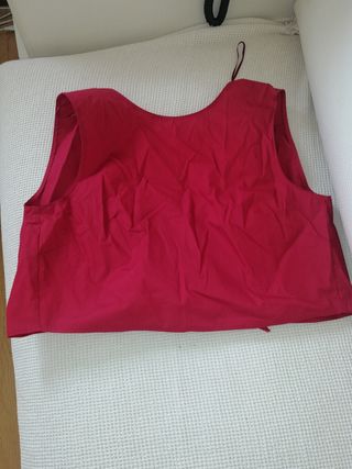Camisa Mango Roja Talla M