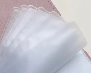 Porta documenti ecopelle nero