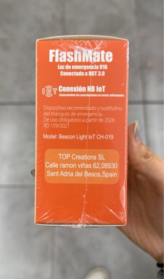 Luz emergencia V16 DGT homologado