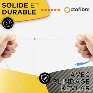 ✨ - Octofibre - Cable Fibra Óptica Router - 30 Met