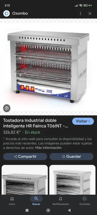 Tostadora Industrial HR-06SIN