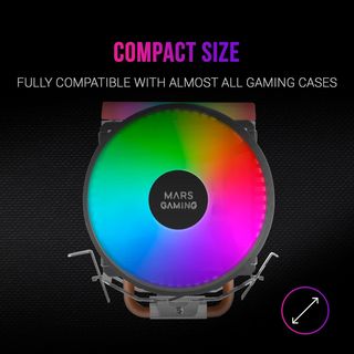 ✨ - MARS GAMING COOLER MCPU-VR DUAL 4X HP 180W WHI