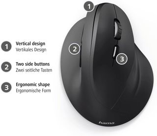 ✨ - Hama | Ratón Ergonómico Inalámbrico (Ratón Ver