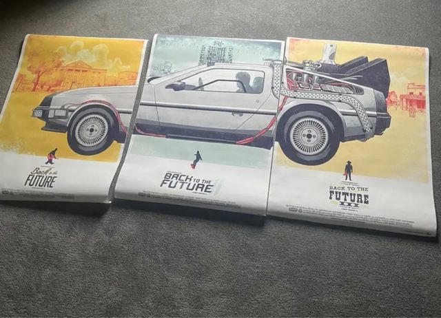 Tríptico Regreso al Futuro solo láminas