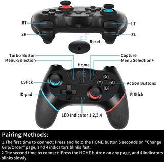 ✨ - Mandos Inalámbrico para Switch/OLED/Lite/Pro c