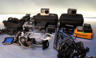 Cámara Gopro Hero4 +  Hero5 . Videocámaras deportivas, 12 Mp, Wi-Fi, Bluetooth...