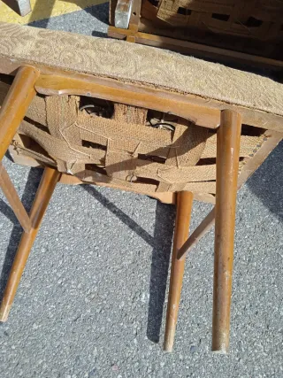 Juego de 3 escaladores/posapiés antiguos