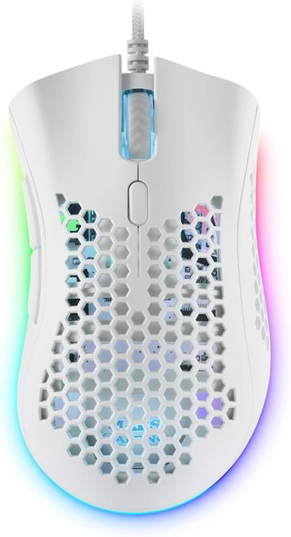✨ - Mars Gaming MMEX Blanco, Ratón Gaming RGB, 32K