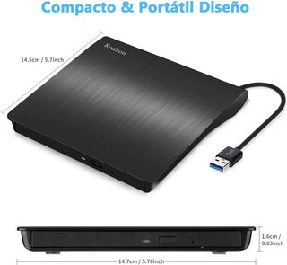 ✨ - Rodzon Grabadora Externa USB 3.0, Unidades Por