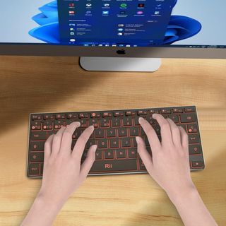✨ - Rii K09 Teclado Inalámbrico Bluetooth, Teclado