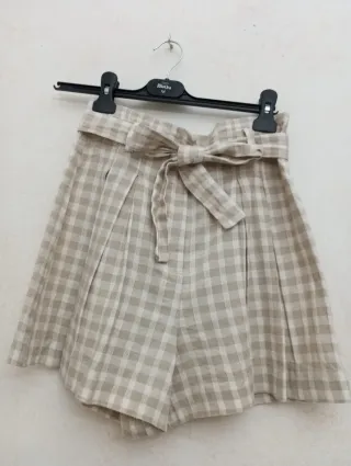 Shorts Zara cuadros 