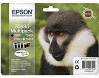 ✨ - Epson Tinta Original T0895 Color Y Black Pack