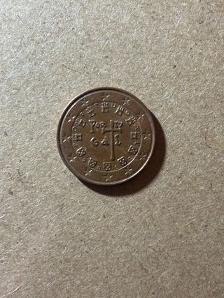 Moneda 5 Céntimos Portugal 2002
