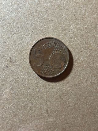 Moneda 5 Céntimos Portugal 2002