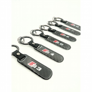 LLAVERO DE CARBONO CON LOGO AUDI S4 Perfecto para