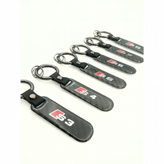 LLAVERO DE CARBONO CON LOGO AUDI S4 Perfecto para